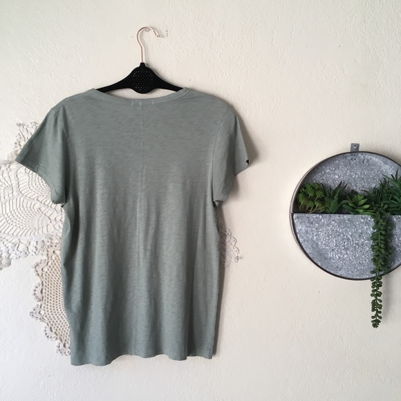 Rag & Bone The Tee slub basic tee Sage green NWT - Picture 4 of 8